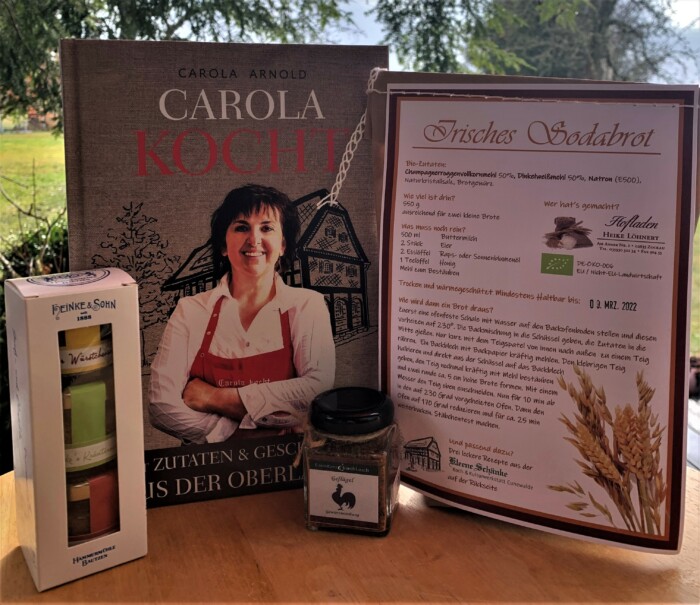 "Carola kocht"- Buch und regionale Zutaten